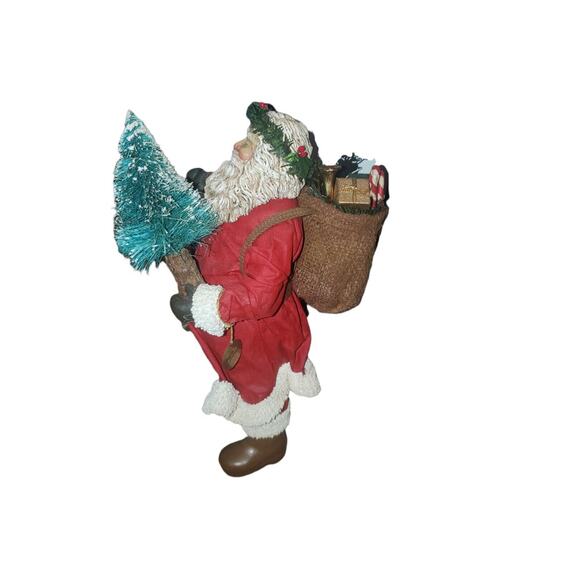 VTG The American Artist Clothtique Collection Santa "Out of the Forest" - Picture 3 of 5